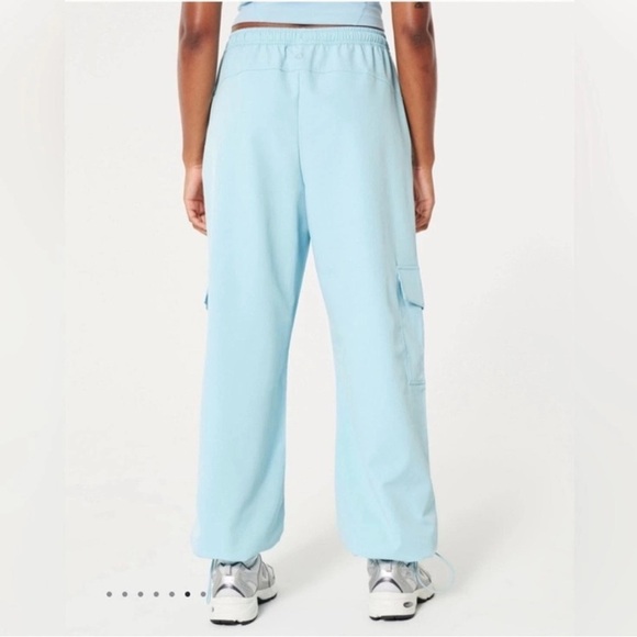 Gilly Hicks NWT Recharge Cargo Pants fleece lined drawstring hems pockets XL - Picture 3 of 14